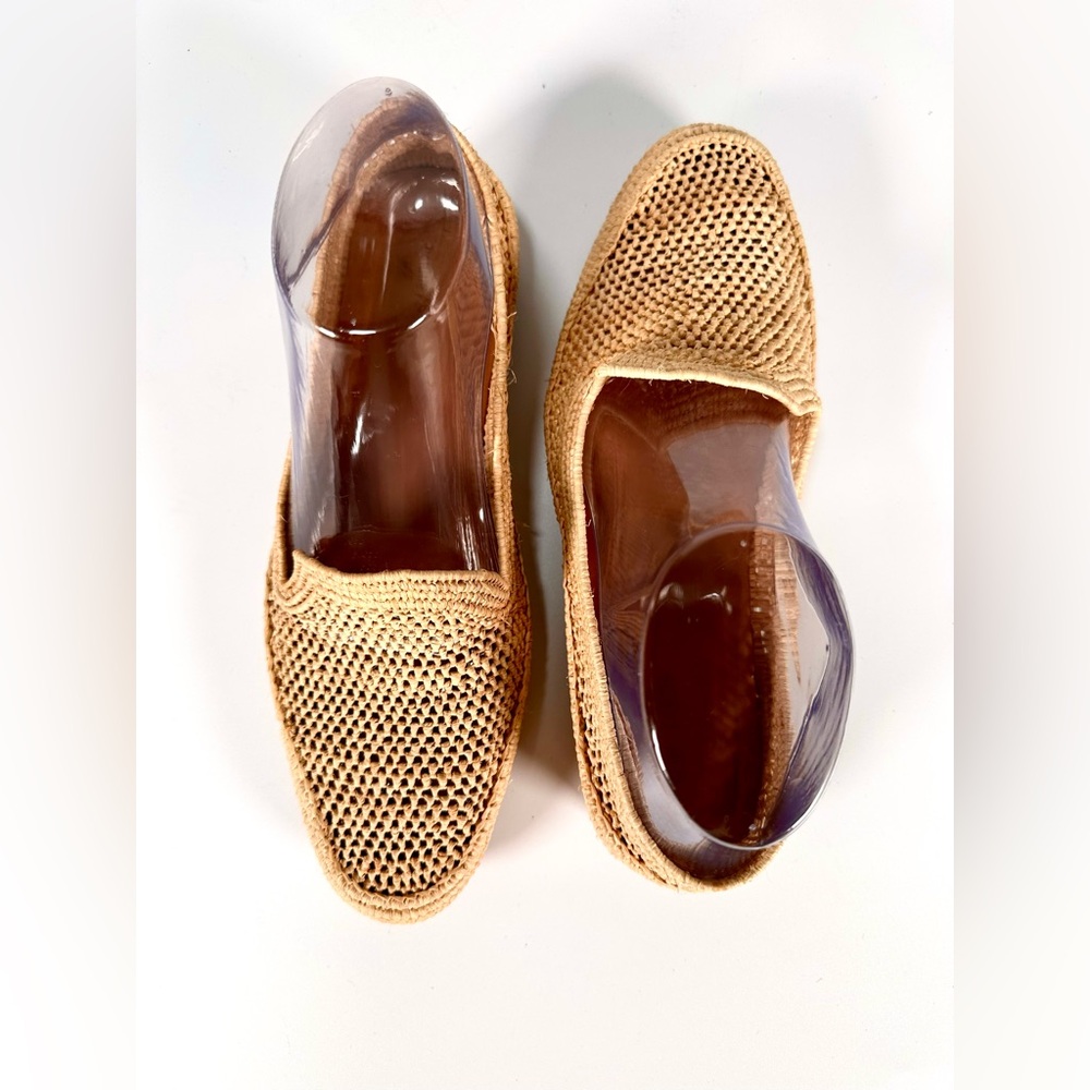 Carrie Forbes Raffia Women’s Loafers Morrocan Handmade. Size : EU 38 US 7.5 - Picture 8 of 10